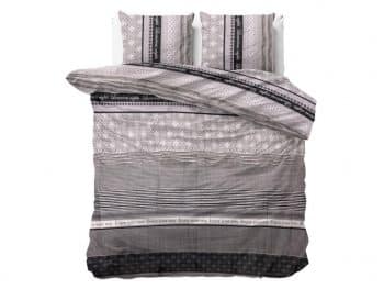 Luxusné posteľné obliečky v odtieňoch antracitovej farby 200 x 220 cm 36973