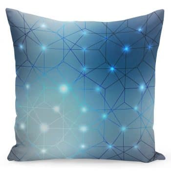 Moderná obliečka na vankúše v modrej farbe 50x60 cm Modrá 11905-104798