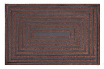 Moderné prestieranie obdĺžnikového vzoru v hnedej farbe na stôl 5419-14511  30 x 45 cm Bez motívu Hnedá