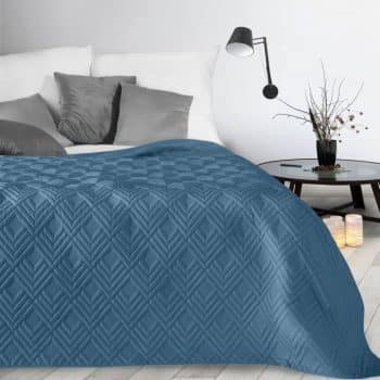 Moderný prehoz modrej farby so vzorom Šírka: 230 cm | Dĺžka: 260 cm 35594-167000