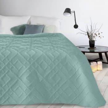 Moderný prehoz so vzorom v tyrkysovej farbe Šírka: 170 cm | Dĺžka: 210 cm 33783-164813