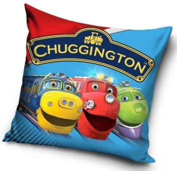 Modrá návliečka na vankúš s motívom Chuggington 40 x 40 cm 9091-104481