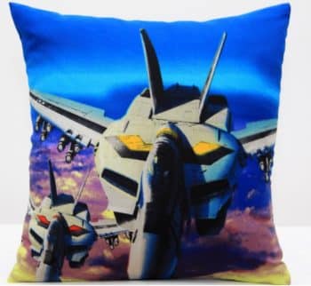 Modré obliečky na vankúše so vzorom stíhačiek 40x40 cm 7413-105520