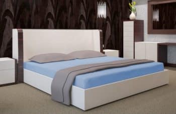 Modré prestieradlo na posteľ 160x200 cm 7525-20451