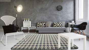 Nové koberce v sivo krémovej farbe 160 x 230 cm 17475