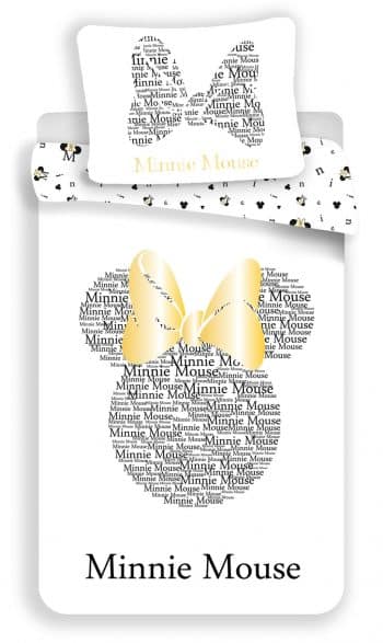 Originálna detská posteľná obliečka s disney postavičkou MINNIE  Biela 140x200 cm 14563-113783
