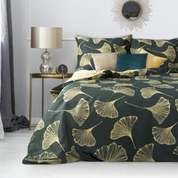 Originálne bavlnené posteľné obliečky 3 časti: 1ks 160 cmx200 + 2ks 70 cmx80 Zlatá 70x80 cm 25438-149686