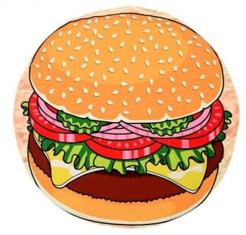Osuška na pláž HAMBURGER 10925 x Béžová