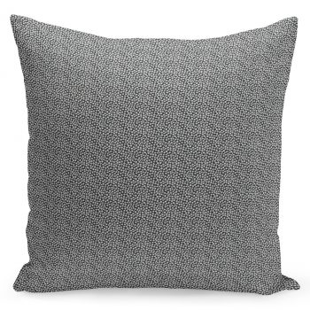 Pekná obliečka na vankúš v sivo striebornom bodkovanom štýle 50x60 cm 22364-139563