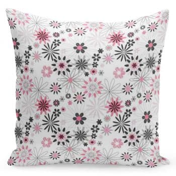 Pohodlná mäkka obliečka v bielej farbe so vzorom 40 x 40 cm 22384-139618