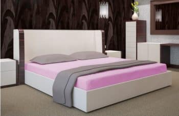 Prestieradlo na posteľ tmavo ružovej farby 7523-20441 Ružová  200 cm x  220 cm