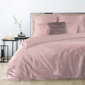 Ružové obojstranné posteľné obliečky so zapínaním na zips 2 časti: 1ks 140 cmx200 + 1ks 70 cmx80 Ružová 70x80 cm 27811-197793