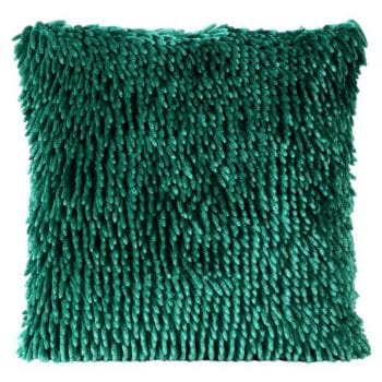 Strapcová obliečka na vankúš tmavozelenej farby 40x40 cm Zelená 31482-161218