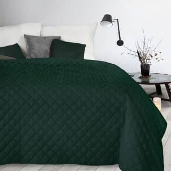Tmavozelený prehoz s prešívaním Šírka: 70 cm | Dĺžka: 160 cm 34706-166731