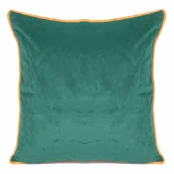 Zelená zamatová obliečka na vankúš 45x45 cm Zelená 34800-166910