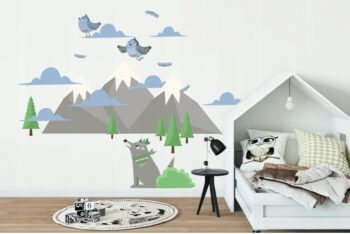 Dekoračná nálepka na stenu život v prírode 60 x 120 cm 46614-217506
