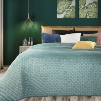 Elegantný mentolový prehoz na posteľ Šírka: 230 cm | Dĺžka: 260 cm 21759-153439