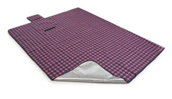 Kvalitná pikniková deka v modro červenej farbe  200  x  220 14101-41253 Červená