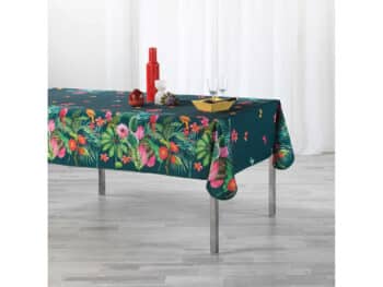 Luxusný modrý obrus na stôl kolekcia TROPICAL VINTAGE BLUE 150 x 240 cm 39435 Modrá