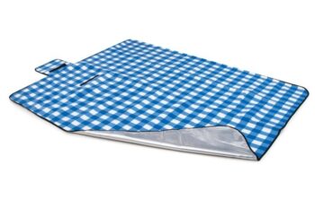 kockovaná deka na pláž  200 x 220 cm 14332-41745 Modrá