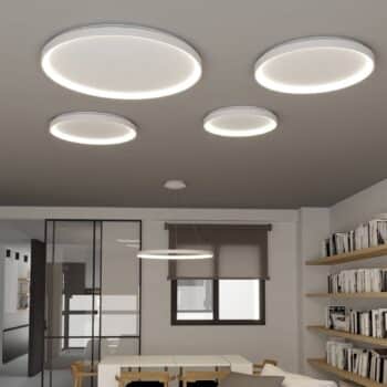 Stropné LED svietidlo Grace, DALI Ø 58 cm, Casambi