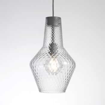 Závesná lampa Romeo 130 cm, tienidlo priehľadné - Image 3