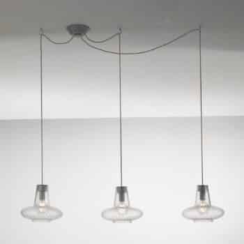 Sklenená závesná lampa Giulietta, priehľadná - Image 4