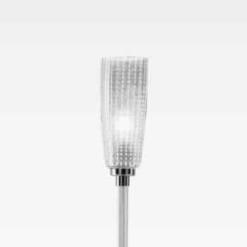 Stojaca lampa Perle 154 cm, tienidlo priehľadné - Image 4