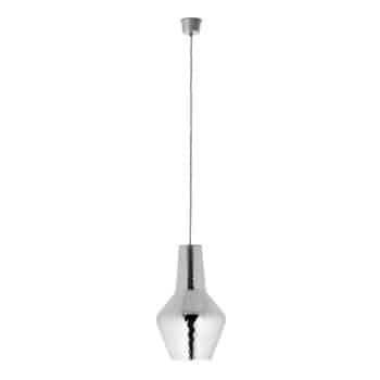 Závesná lampa Romeo 130 cm strieborná kovová - Image 4