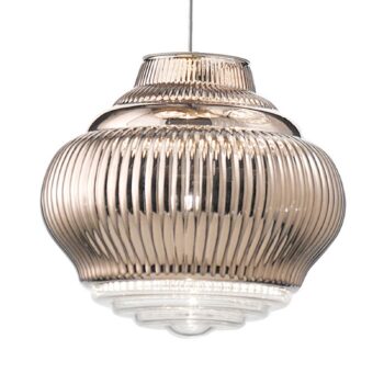 Závesná lampa Bonnie 130 cm ružovozlatá metalická - Image 3