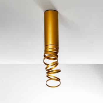 Stropné svietidlo Artemide Decomposé, zlaté