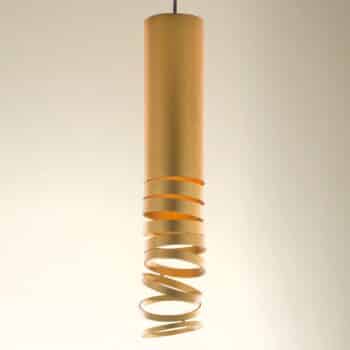 Závesná lampa Artemide Decomposé, zlatá