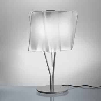 Stolná lampa Artemide Logico 44 cm hodvábny/hliník