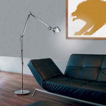 Stojaca lampa Artemide Tolomeo E27 hliník - Image 3