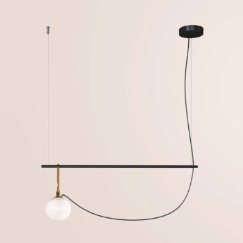 Závesná lampa Artemide nh S2 14 90,5cm guľa Ø 14cm - Image 3