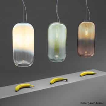 Artemide Gople Mini závesná lampa biela/strieborná - Image 2