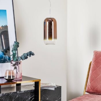 Artemide Gople Mini závesná lampa meď/strieborná - Image 2