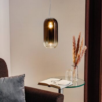 Artemide Gople Mini závesná lampa bronz/strieborná - Image 2