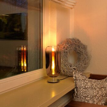 Artemide Gople Mini stolová lampa medená/striebro - Image 2