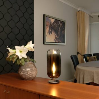 Artemide Gople Mini stolová lampa bronz/strieborná - Image 2