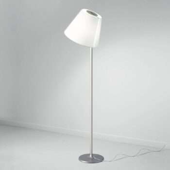 Artemide Melampo stojaca lampa, 163 cm, sivá