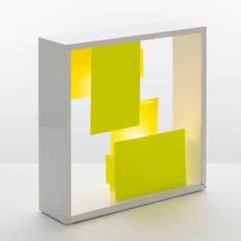 Artemide Fato Bicolor nástenné svetlo, biela/žltá - Image 2