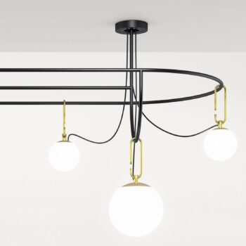 Artemide nh S5 sklenená závesná lampa, 6-pl. - Image 2