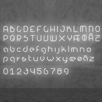 Artemide Alphabet of Light veľké písmeno stenu B - Image 2