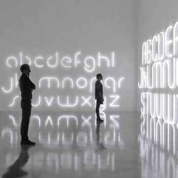Artemide Alphabet of Light veľké písmeno stenu F - Image 2