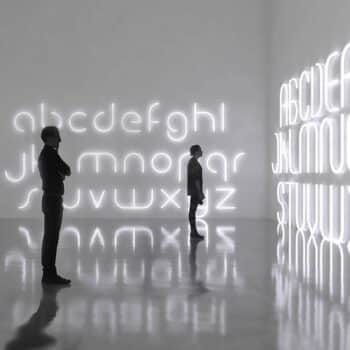 Artemide Alphabet of Light malé písmeno na stenu k - Image 2