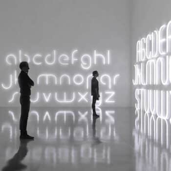 Artemide Alphabet of Light malé písmeno na stenu u - Image 2