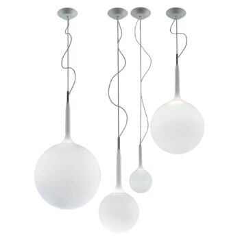 Artemide Castore závesná lampa zo skla, Ø 42 cm - Image 2