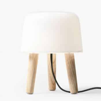 &Tradition Milk NA1 stolná lampa, prírodný jaseň