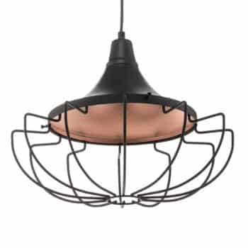 Závesná lampa 902, výškovo nastaviteľná čierna/meď - Image 2